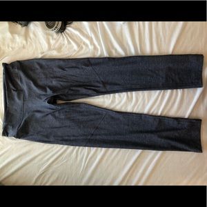 Outdoor Voices blue speckled leggings